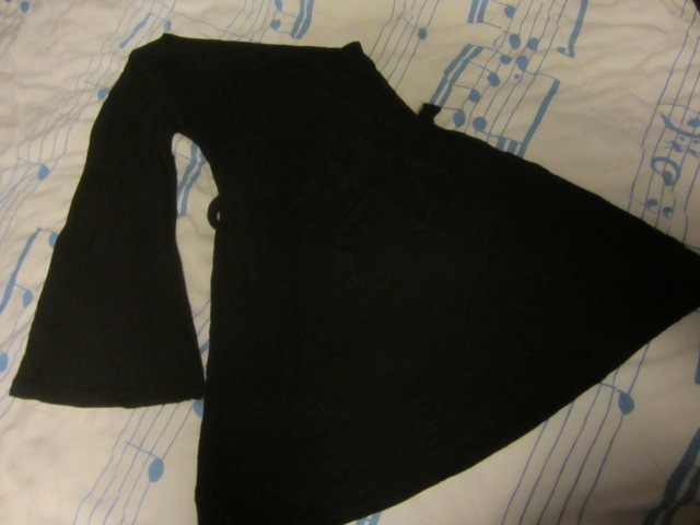 Musta Mekko H&M koko XS toispuoleinen, yksihihainen