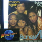 BONEY M. - I'M BORN AGAIN / BAHAMA MAMA EX-/EX- 7" - pikkukuva 1