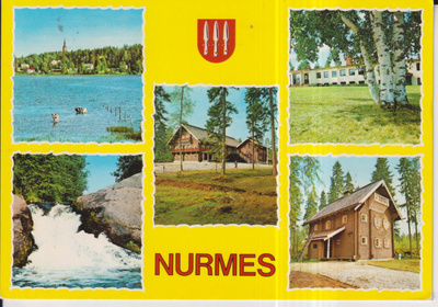 Nurmes, vaakuna , sommitelmakortti e17