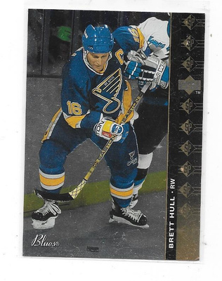 1994-95 UD SP Inserts #66 Brett Hull , St Louis Blues