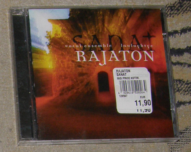 Lauluyhtye Rajaton - Sanat - CD