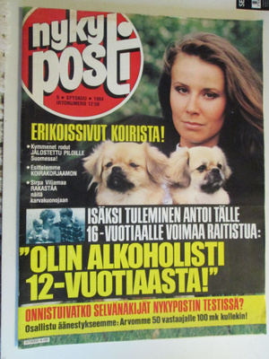 NYKYPOSTI LEHTI 9 / 1984 SIS.LUETTELO KUVA 2  ISO KOKO