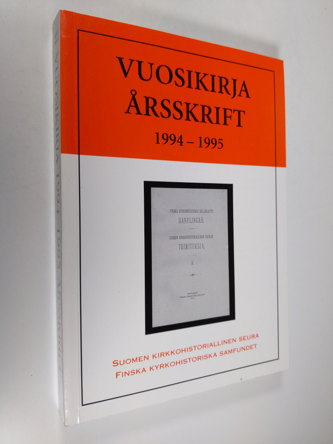 Suomen kirkkohistoriallisen seuran vuosikirja 84-85, 1994...