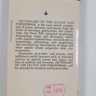 J. P. Chaplin : Dictionary of the occult and paranormal - pikkukuva 2