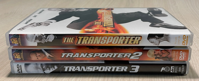 Luc Besson: TRANSPORTER Trilogia (3DVD) Jason Statham