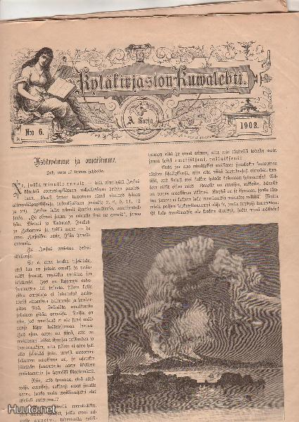 Kyläkirjasto kuvalehti, 4 numeroa, 1902.
