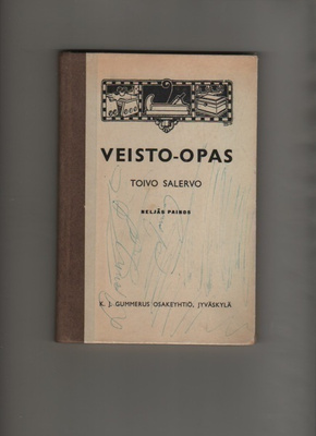 Salervo_Veisto-opas, Gummerus 1941, 4.p., sid., K3