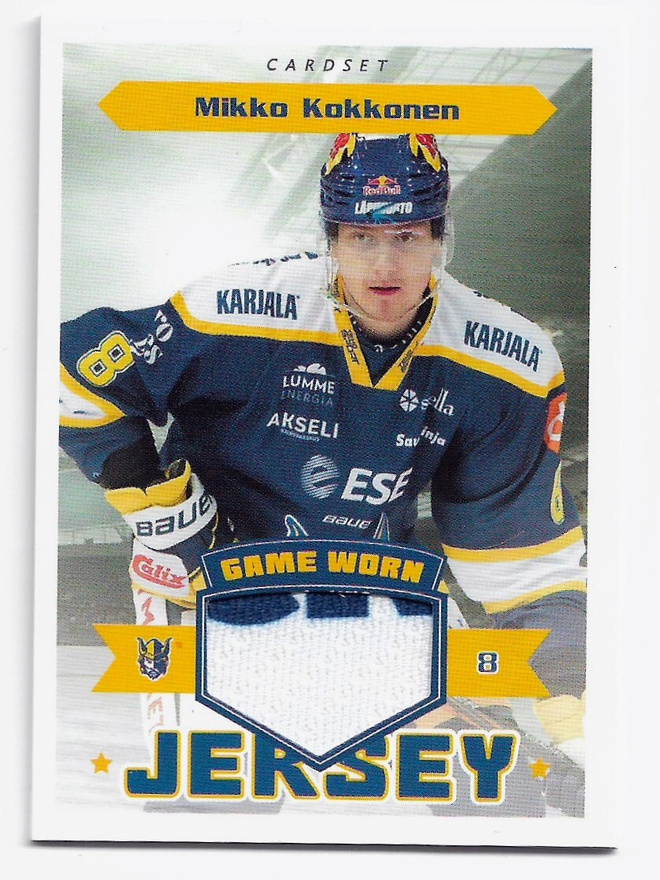 2020-21 Cardset Jersey Mikko Kokkonen 2 värinen