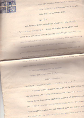 Avioero, asiakirjat 1938, Pargas-Parainen.