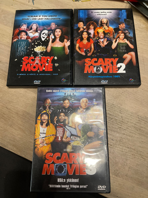 Scary Movie 1, 2 ja 3 DVD leffat (trilogia)