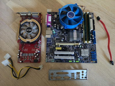 Foxconn 45GM/45CM, Pentium E2140, 2GB DDR2, Radeon HD4850