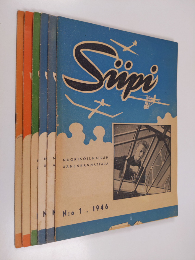 Siipi vuosikerta 1946 (6 lehteä, puuttuu nro 6-7)