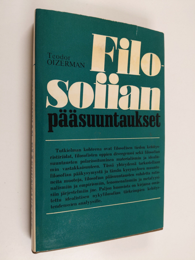 T. I. Oizerman : Filosofian pääsuuntaukset : historiallis...