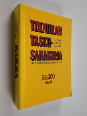 Jyrki K. Talvitie : Tekniikan taskusanakirja suomi-saksa-...