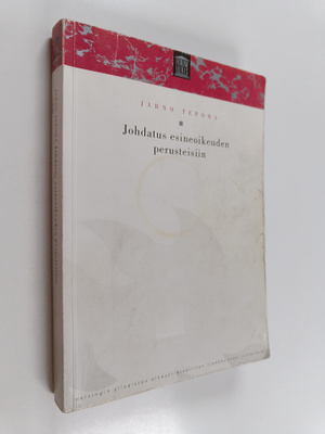 Jarno Tepora : Johdatus esineoikeuden perusteisiin