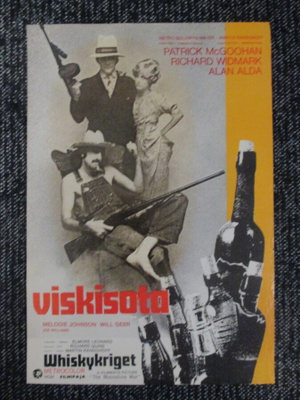 Viskisota (Richard Quine, 1970) - vanha elokuvajuliste