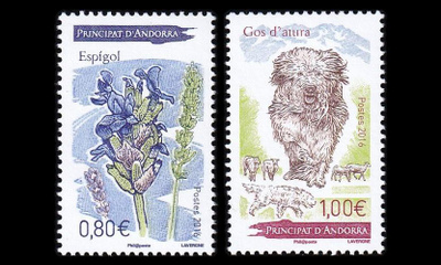 Andorra Fr 810-1 ** Kasvisto ja eläimistö (2016)