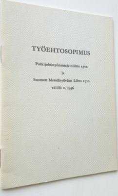 Työehtosopimus putkijohtotyönantajainliitto r.y:n ja Suom...