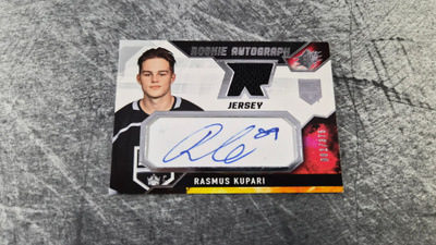 Rasmus Kupari 2021-22 SPx Rookie Auto Jersey