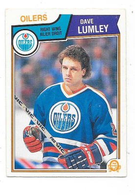 1983-84 OPC #38 Dave Lumley , Edmonton Oilers