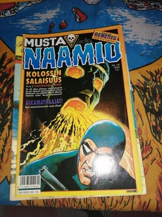 Mustanaamio 18 1992 Kolossin Salaisuus
