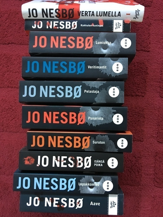 10 x Jo Nesbo -kirjoja myös ulkomaille