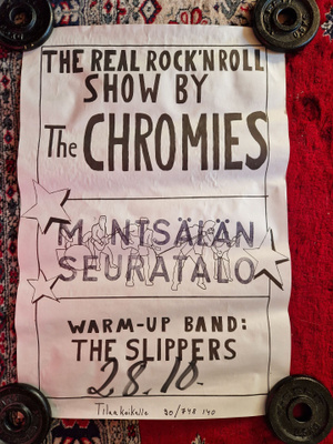 The Chromies,The Slippers Keikkajuliste