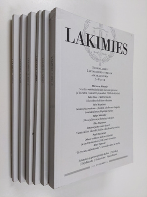 Lakimies vuosikerta 2019 (6 lehteä)