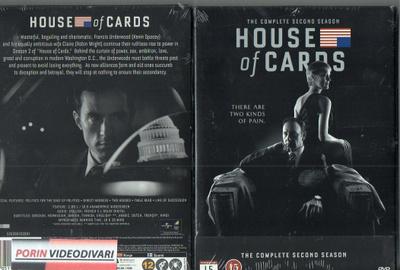 House Of Cards 2 Kausi	(46 659)	UUSI	-FI-	DVD	digiback,	(4)