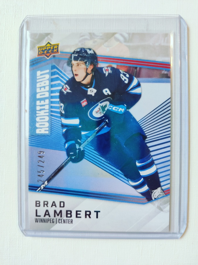 Brad Lambert - 24-25 UD Rookie Debut /249