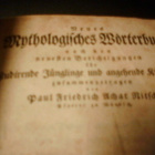 Paul Fr.A.Nitsch NEUES MY ThompsonLOGISCHES WÖRTERBUCH 1799 - pikkukuva 4