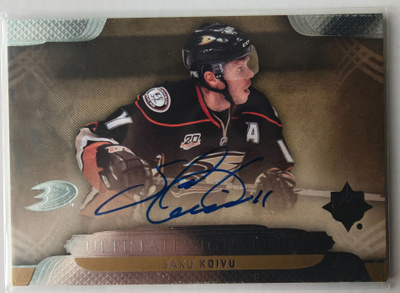 Saku Koivu 2013-14 Ultimate Collection Ultimate Signatures