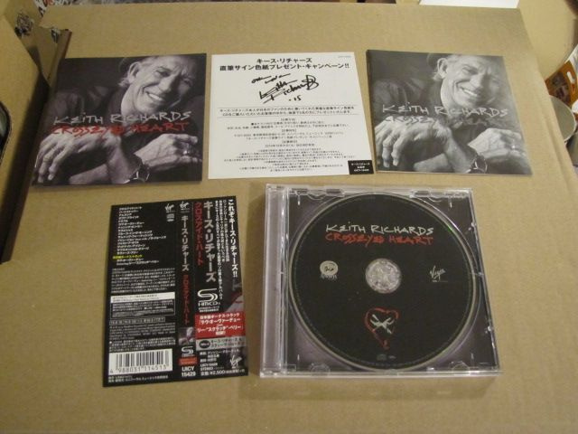 Keith Richards Crosseyed Heart cd japani 2015 obi bonus
