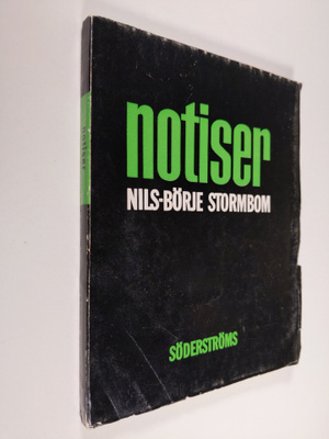 N.-B Stormbom : Notiser
