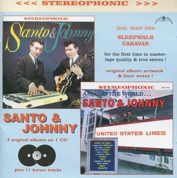 Santo & Johnny / Around The World Cd india  2008