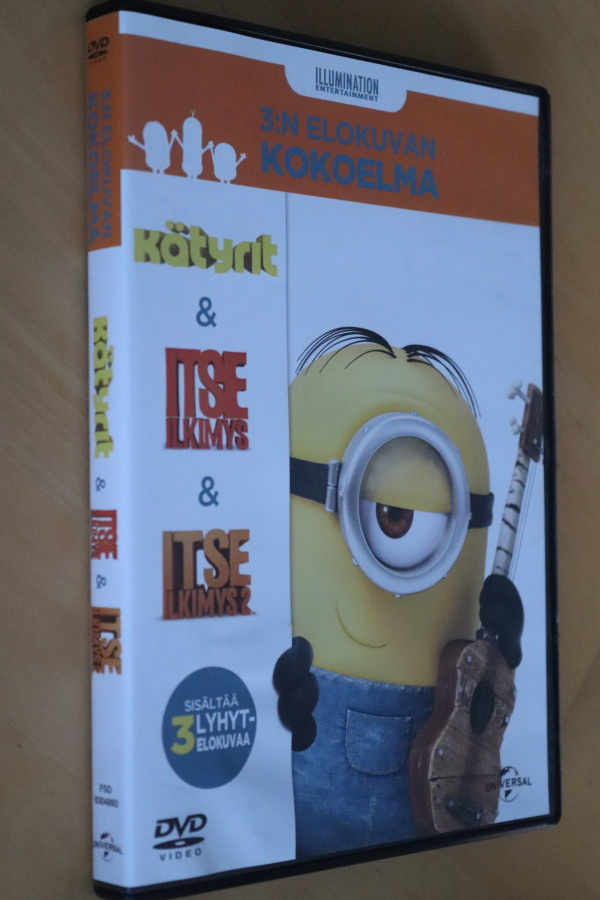 3DVD 3 Itse Ilkimys -sarjan elokuvaa ( 2010, 2013 ja 2014 )