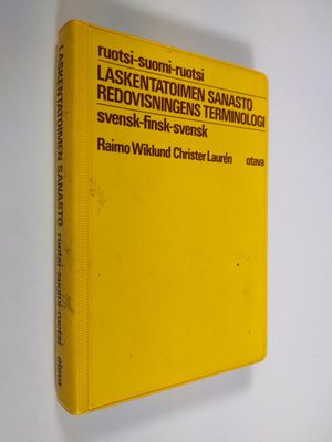 Raimo Wiklund : Laskentatoimen sanasto : ruotsi - suomi -...