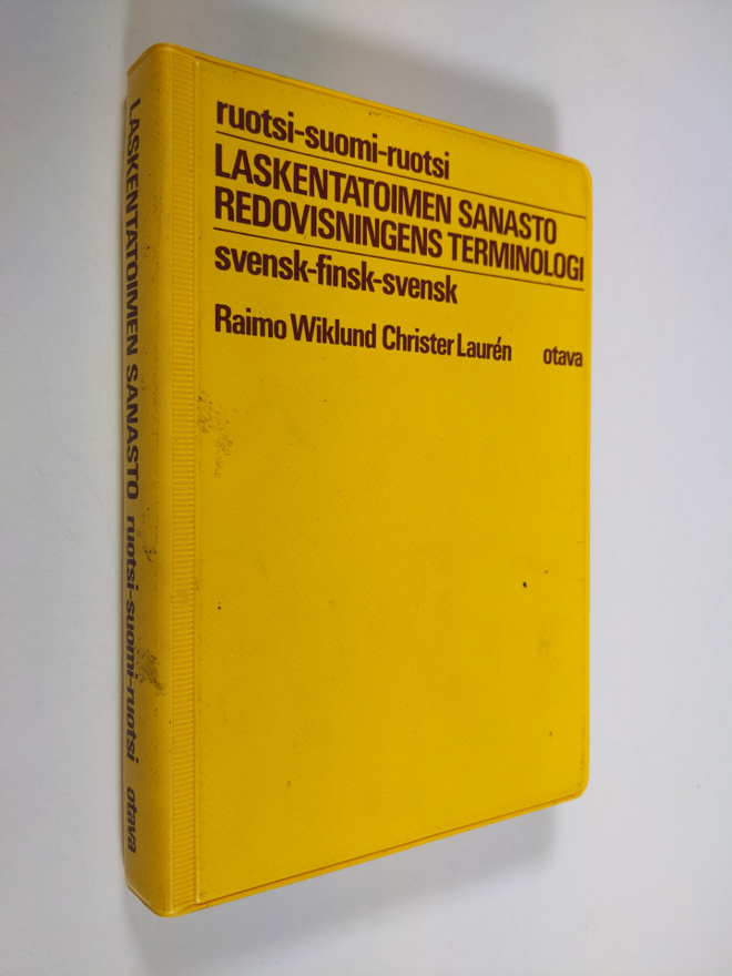 Raimo Wiklund : Laskentatoimen sanasto : ruotsi - suomi -...