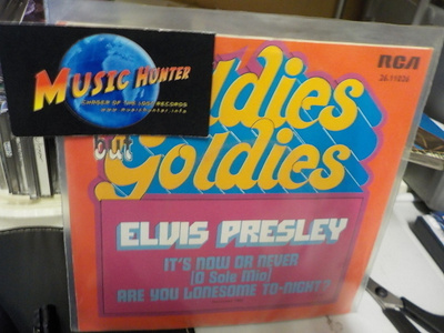 ELVIS PRESLEY- ITS NOW OR NEVER.. OLDIES 7 GER EX-/EX- .