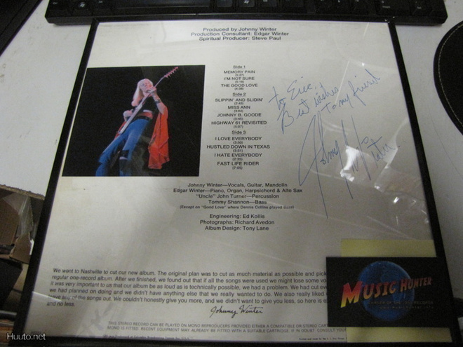 JOHNNY WINTER - SECOND WINTER LP:N KANSI NIMMARILLA (W)