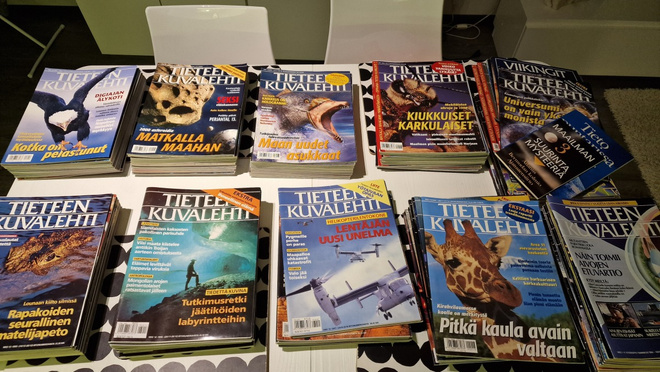 Tieteen kuvalehti lehtiä yht: 137Kpl