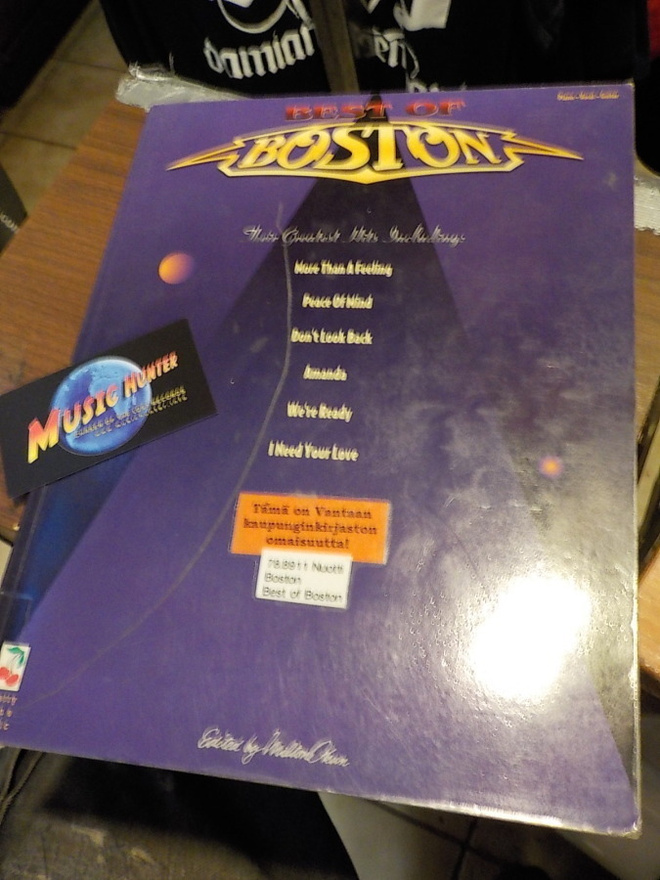 THE BEST OF BOSTON NUOTTIKIRJA