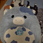 Squishmallows Fuzz A Mallows Bubba Cow h=50 cm (#3321) - pikkukuva 1