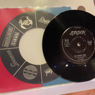 PAT BOONE: The Exodus Song * Moody River * FIN 1961