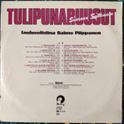 TULIPUNARUUSUT-SUORAAN SYDÄMEEN-LP,FL 5084 v.1980 FINNLEVY - pikkukuva 2