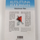 Watchman Nee : Kutsuttuna kuulumaan - pikkukuva 2