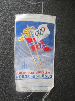 NORGE OSLO 1952 vanha kankainen hihamerkki