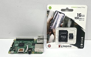 Raspberry Pi 2 Model B V1.1 + 16GB muistikortti