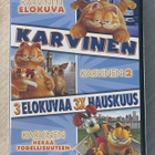KARVINEN (Garfield) -kokoelma (2004-2007) 3DVD (UUSI) - pikkukuva 1