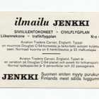 Purkkakuva. ILMAILU JENKKI n:o 47 SIVIILIKONEET - pikkukuva 2
